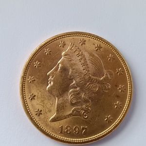 1897 $20 gold coin